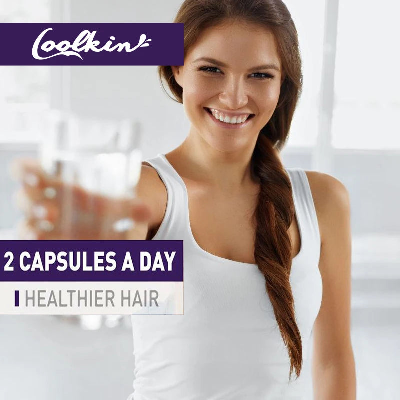 Biotin Collagen Capsules - Helps Enhance Healthy Hair, Skin, Nails, Antioxidant - 120 Capsules