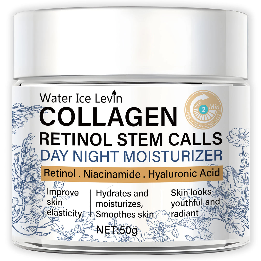 50g Collagen Retinol Dry Cell Day and Night Moisturizing Cream Retinol Nicotinamide Hyaluronic Acid Improves Skin Elasticity and Moisturizes