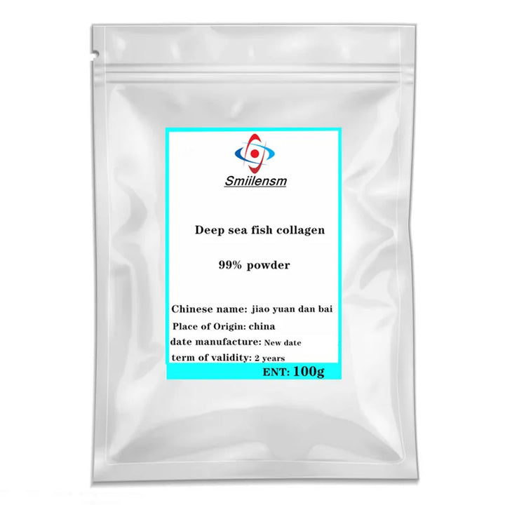 Deep-sea Fish Collagen Powder,99% Hydrolyzed Marine Fish Collagen Powder Beauty and wrinkle removing