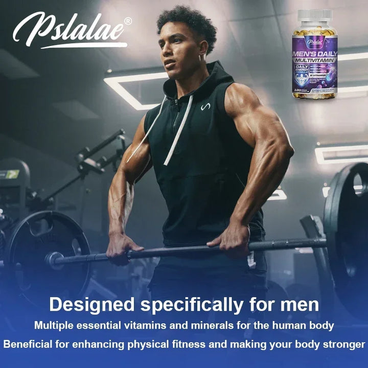 Men's Multivitamin Supplement - Supports Immune Health, Boosts Energy Production, and Improves Vitality and Endurance