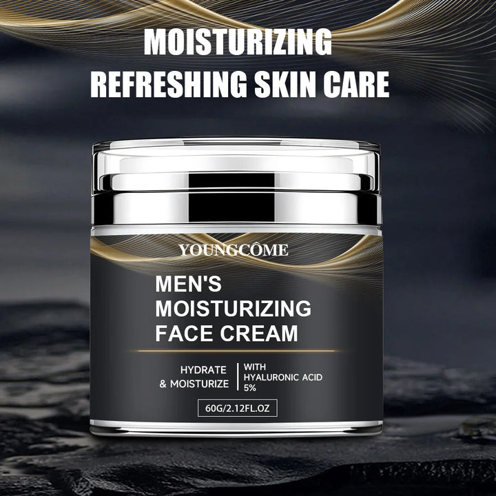 Men's Collagen moisturizing cream with retinol and vitamins, refreshing and hydrating, improves skin elasticity, day and night