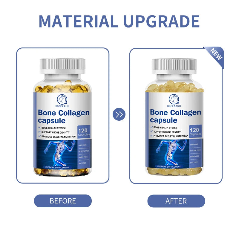 BBEEAAUU Bone Collagen Capsule Bone and Joint Health Osteoporosis Collagen Peptide Joint Collagen Supplement