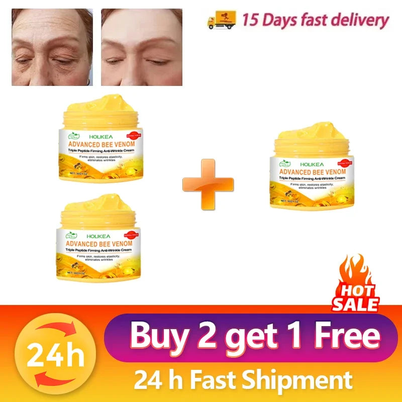 Bee Venom Anti-Aging Cream Rejuvenate face Skin Deep Moisturizing Fade Lines Fast Absorption Repair Instant Wrinkle Skincare