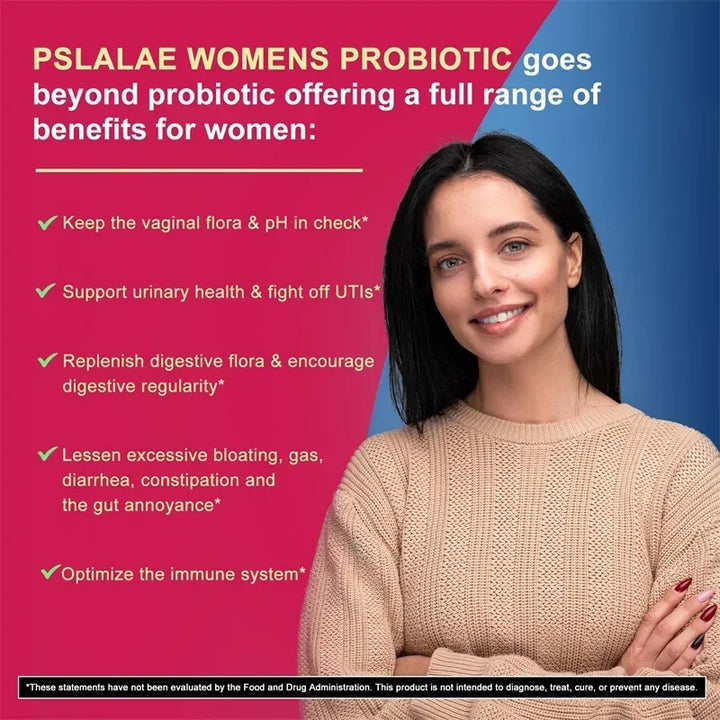 Probiotics for Women - Supports Intestinal Health, Helps with Weight Loss, and Balances Gut Bacteria - 120 Capsules