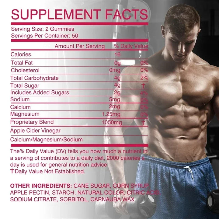 Vital Grow XL Male Gummies - Improve Energy, Endurance, Enhance Male Vitality and Energy, Promote Muscle Growth and Recovery