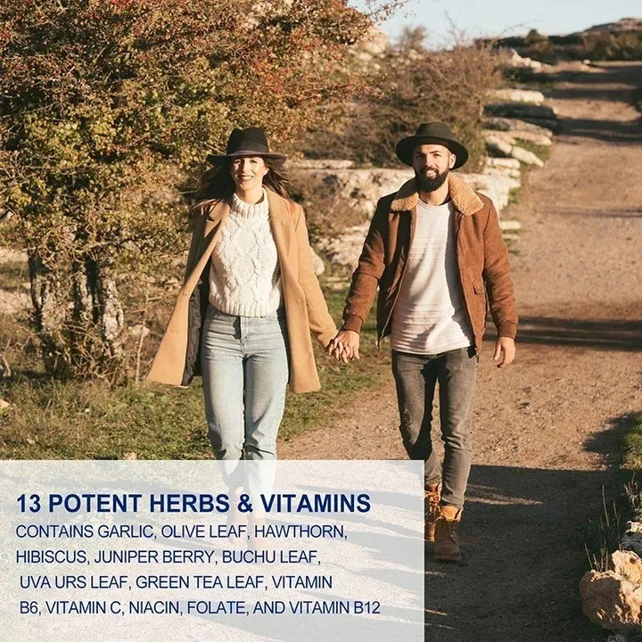 Blood Pressure Support Capsules - Enhances Immunity, Increases Blood Circulation, Healthy Cardiovascular, Brain, Heart