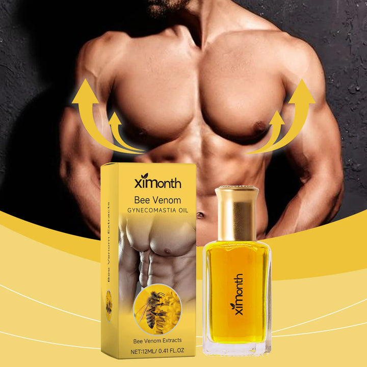 Man Breast Tightening Oil Gynecomastia Reduction Cellulite Removal Belly Muscle Fitness Abs Sculpting Chest Muscle Massage Oil