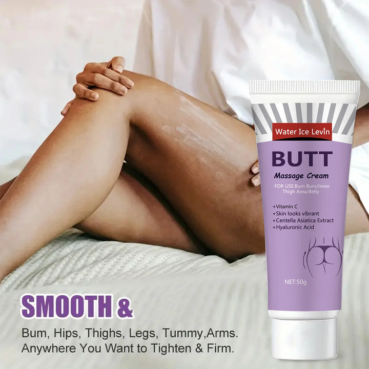 Hip cream with glycerin, vitamin C and hyaluronic acid for all skin types