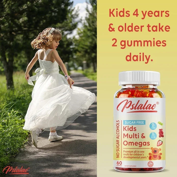 Kids Multivitamins Gummies - Promote Brain Development, Enhance Immunity, Increase Energy, Maintain Vitality and Health