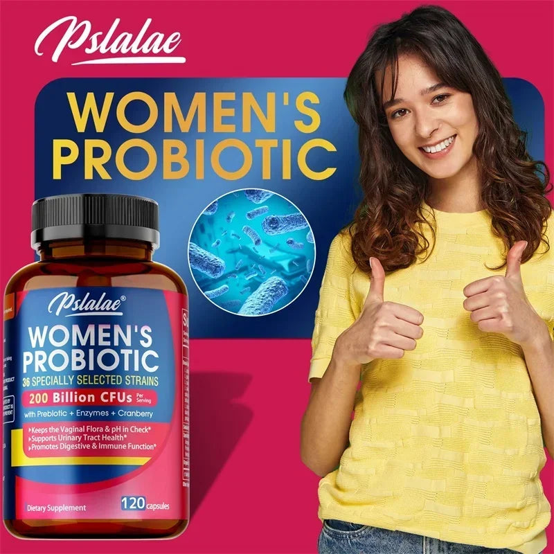 Probiotics for Women - Supports Intestinal Health, Helps with Weight Loss, and Balances Gut Bacteria - 120 Capsules