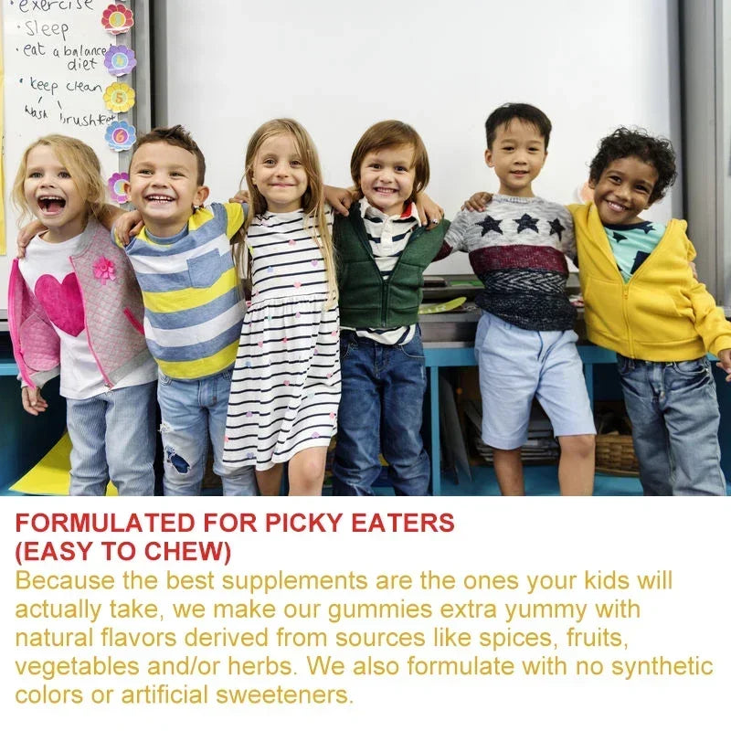 Kids Multivitamins Gummies - Promote Brain Development, Enhance Immunity, Increase Energy, Maintain Vitality and Health