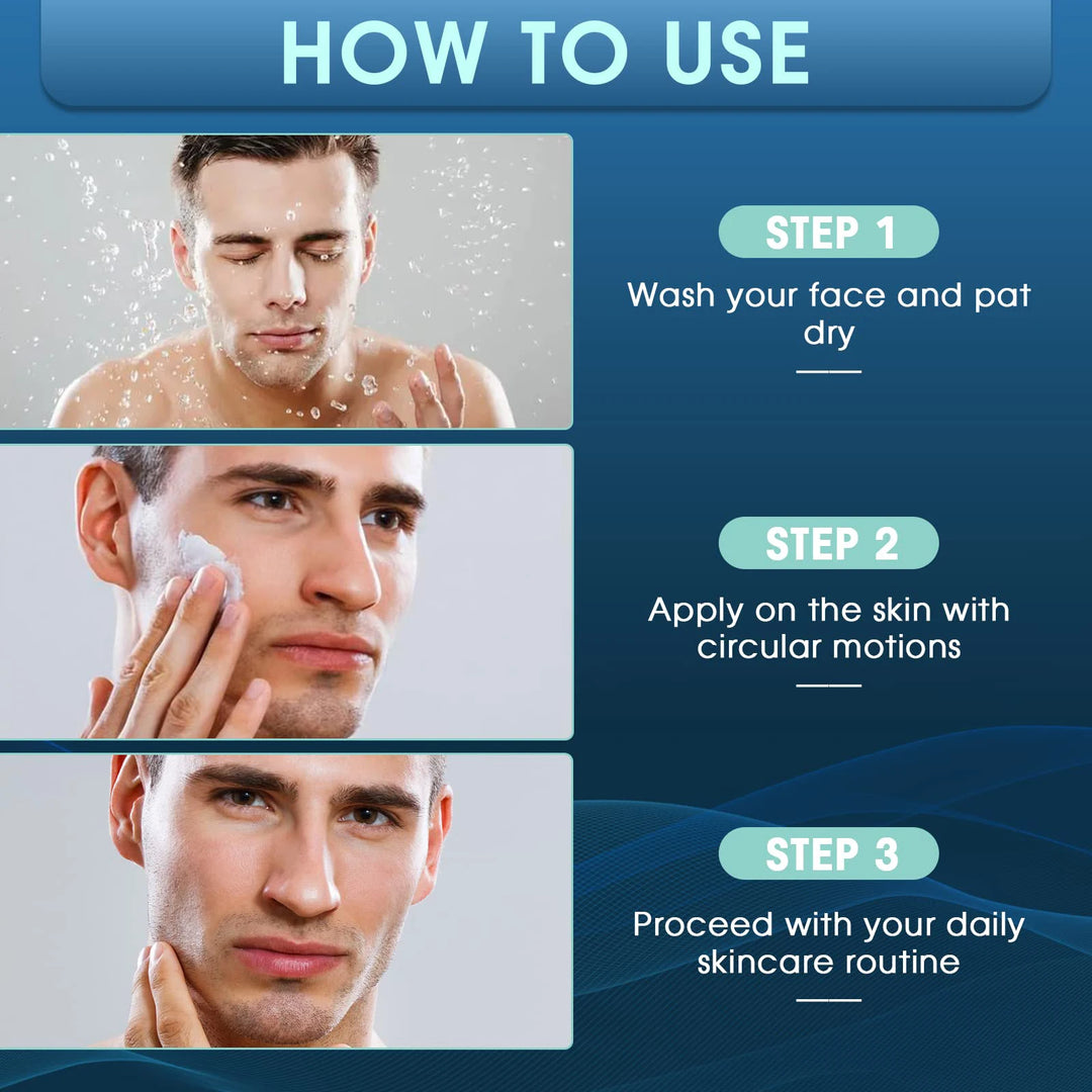 Mens Face Moisturizer Cream, Face Collagen Cream with Hyaluronic Acid Day and Night Nourishing and Moisturizing for Man (50ml 1.