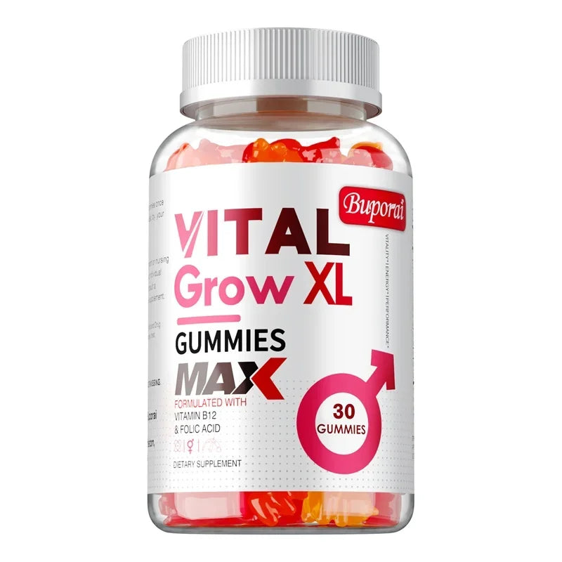 Vital Grow XL Male Gummies - Improving Athletic Performance, Male Energy Management, Enhancing Male Vitality and Endurance