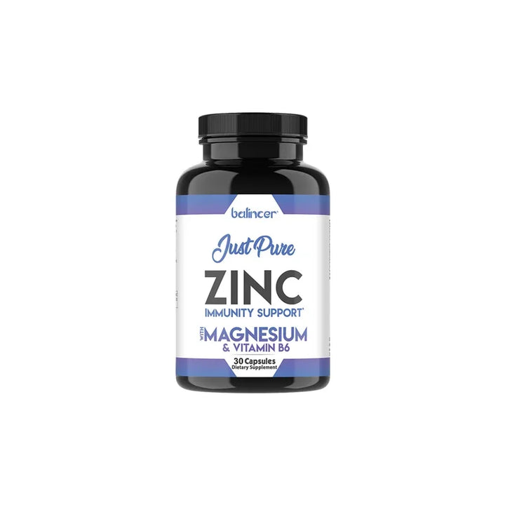 Zinc Supplements - Promotes Energy Production, Supports Immune System and Overall Health, Non-GMO, Gluten-Free