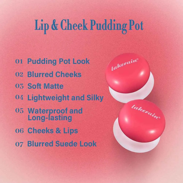 Lip&Cheek Blurry Pudding Pot | Blushed Moment - Baby | Makeup Blush ...