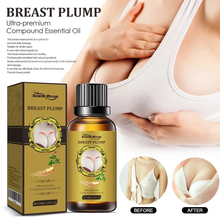 Breast Plump Ultra-Premium Compound Essential Oil Prevent Sagging Increase Breast Elasticity Breast Enlarge Plump Massage Oil