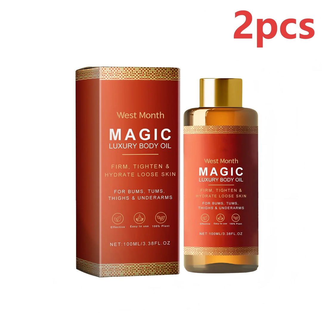West Month Magic Luxury Body Oil Moisturizing Skin Firming Hip Arm Leg Tighten Skin Barrier Repair Care Relax Body Massage Oil
