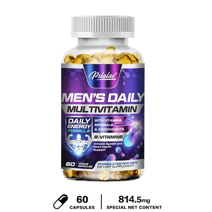 Men's Multivitamin Supplement with Vitamins A, B12, C, D and E To Support Energy and Zinc To Support Immune Health Nutraceutical