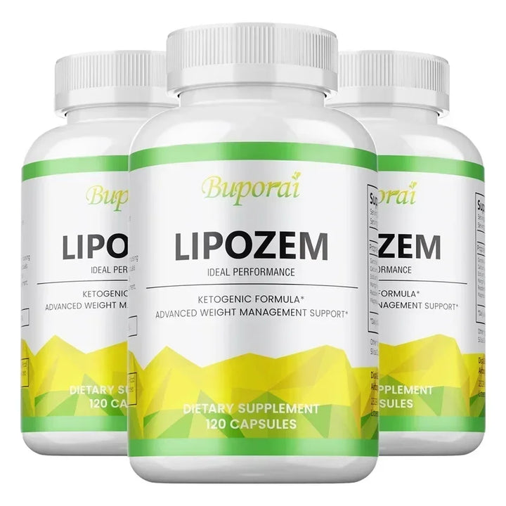 Natural Lipozem - Boosts Energy, Appetite Suppressant, Fat Burner, Relieves Bloating and Constipation, Improves Metabolism