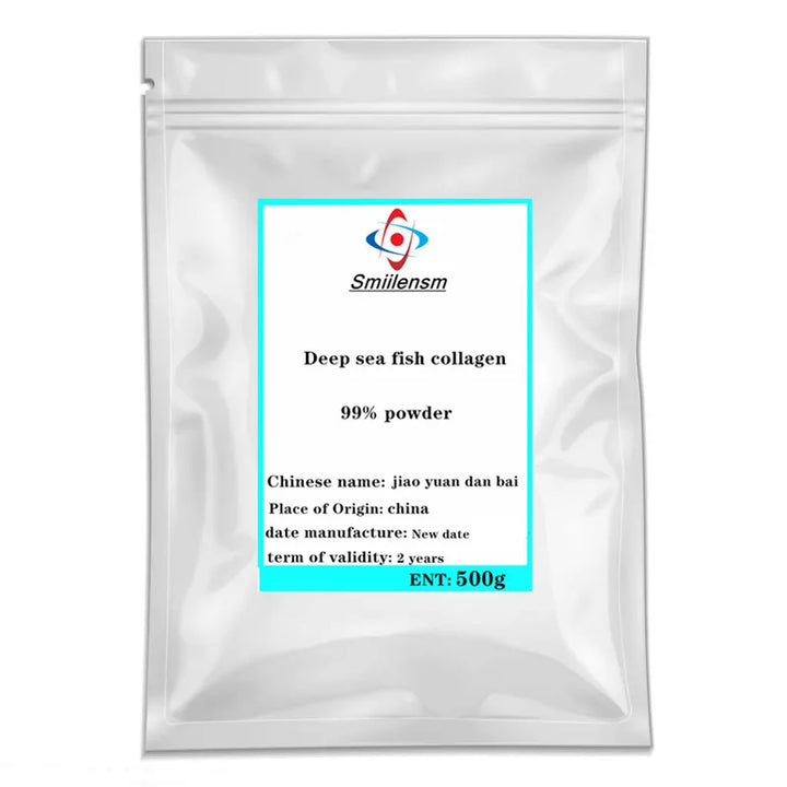 Deep-sea Fish Collagen Powder,99% Hydrolyzed Marine Fish Collagen Powder Beauty and wrinkle removing