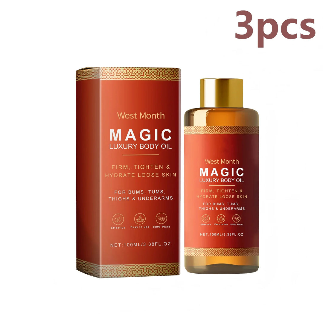 West Month Magic Luxury Body Oil Moisturizing Skin Firming Hip Arm Leg Tighten Skin Barrier Repair Care Relax Body Massage Oil