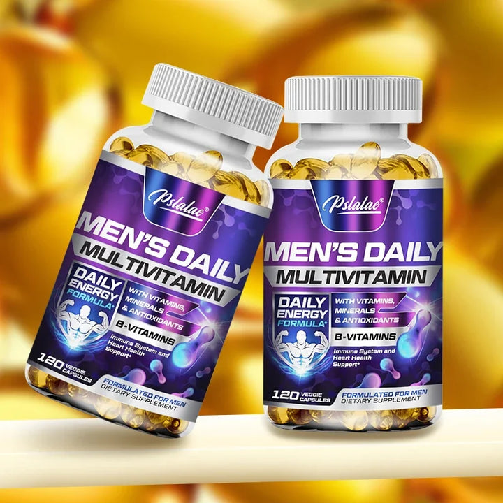 Men's Multivitamin Supplement with Vitamins A, B12, C, D and E To Support Energy and Zinc To Support Immune Health Nutraceutical
