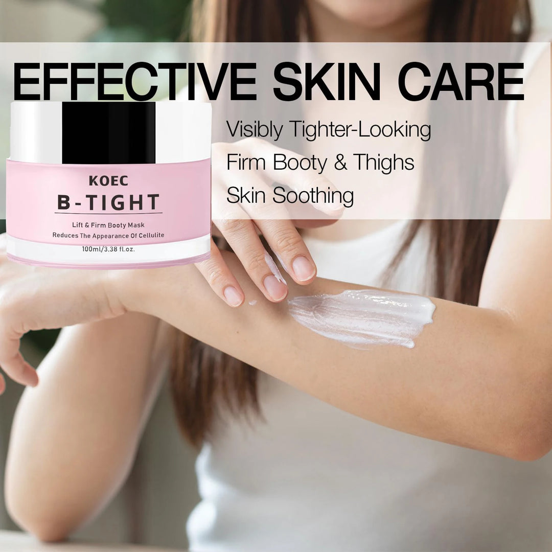 Butt TIGHT Lift Firm Cream - Tighten and Firm Booty, Reduce Loose and Crepey Skin,  Firmness, Reduce Cellulite Appearance 100 ml