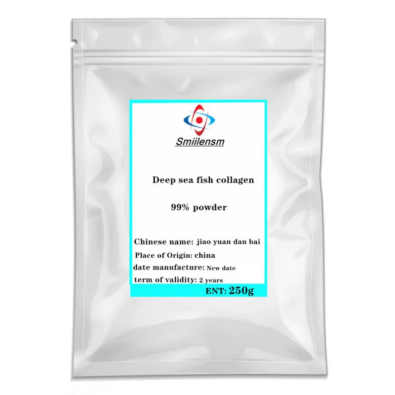 Deep-sea Fish Collagen Powder,99% Hydrolyzed Marine Fish Collagen Powder Beauty and wrinkle removing