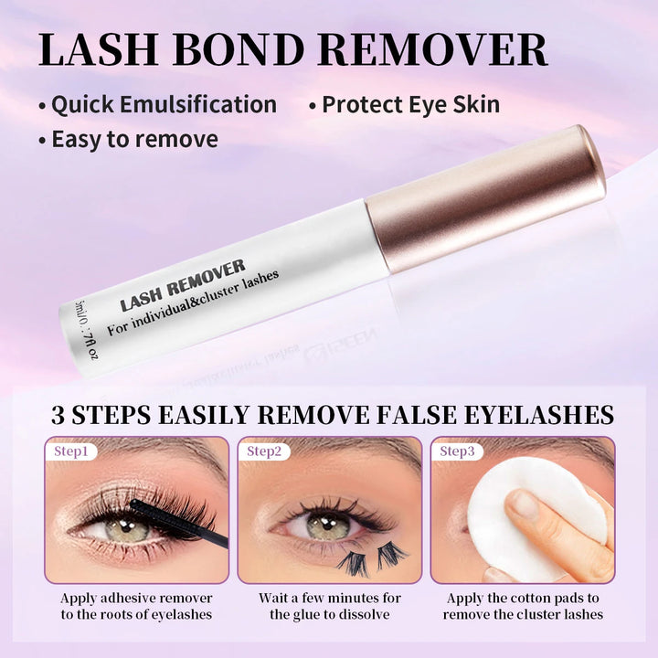 ISEEN DIY Eyelash Extension Kit Cluster Mix Eyelashes Full Set Lashes ...