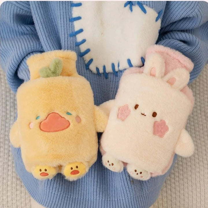 1000ml/33.81oz Warm Hot Water Bag PVC Inner Liner Water Injection Cute ...