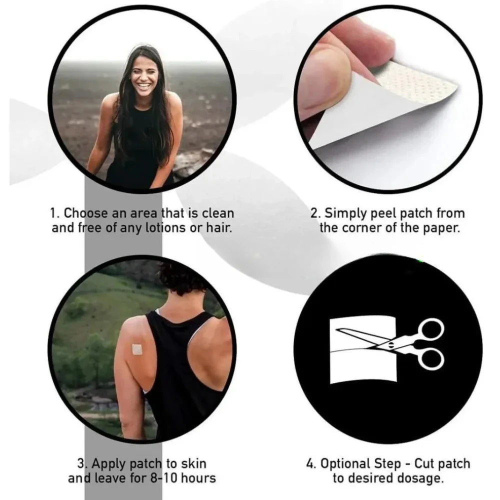 Hot Sale Collagen Peptides Transdermal Patches (30-Pack): Types I, II, III, V & X for Skin, Nails, Gut & Joint Support