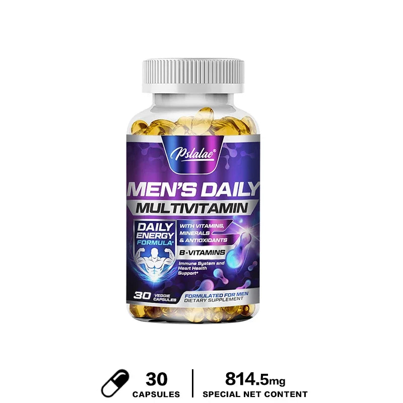 Men's Multivitamin Supplement with Vitamins A, B12, C, D and E To Support Energy and Zinc To Support Immune Health Nutraceutical