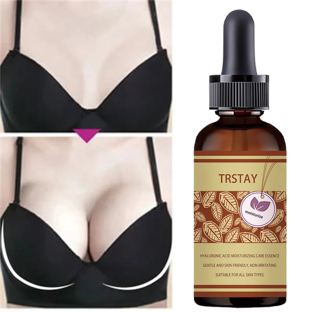 5ML/15ML/30ML/50ML 100% Natural Breast Plump Essential Oil Grow Up Busty Breast Enlargement Breast Enlargement Massage Oil Cream