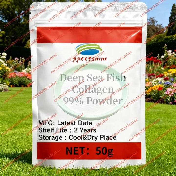 Deep-sea Fish Collagen Powder,99% Hydrolyzed Marine Fish Collagen Powder Beauty and wrinkle removing