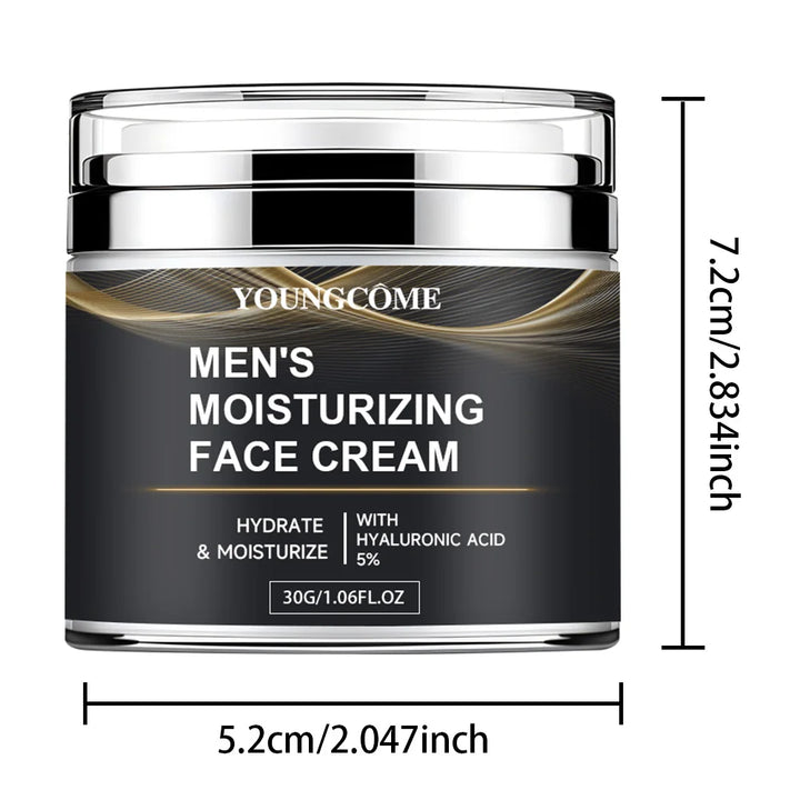Men's Collagen moisturizing cream with retinol and vitamins, refreshing and hydrating, improves skin elasticity, day and night