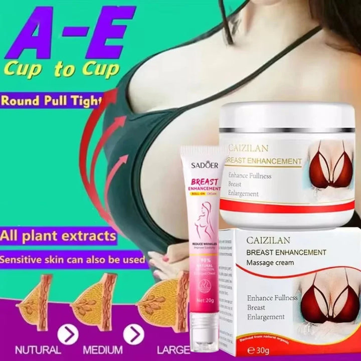 Natural Breast Enlargement Cream Chest Lift Firm Enhancer Care Oil Butt Breast Plump Growth Massage Boobs Bigger Sexy Body Care