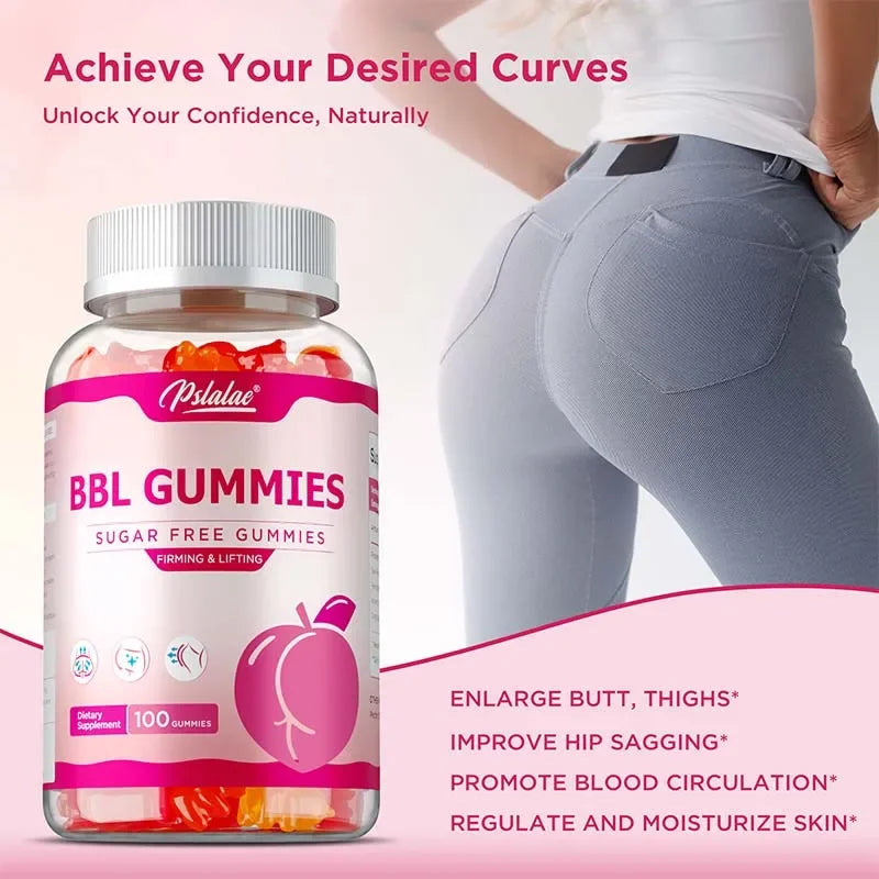 BBL Gummies - Big Butt, Manage Body Shape, Improve Appearance, Increase Confidence, Sculpt Your Butt and Hips