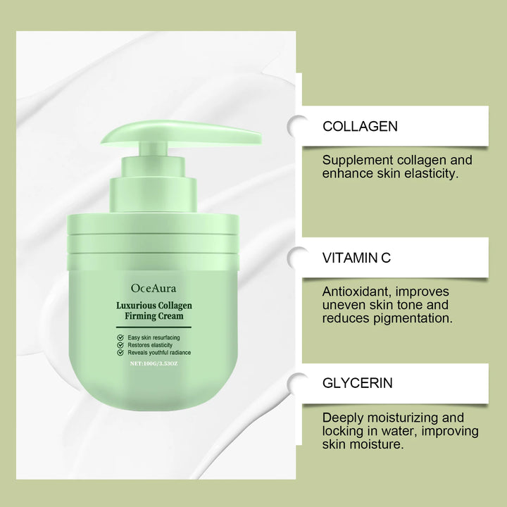 Collagen Firming Body Cream Tightening Thigh Buttocks Breast Improve Sagging Revitalizing Softening Skin Lifting Tighten Lotion