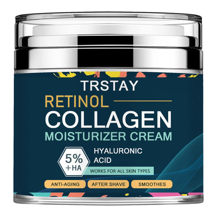 Mens Face Moisturizer Cream, Face Collagen Cream with Hyaluronic Acid Day and Night Nourishing and Moisturizing for Man (50ml 1.